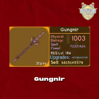Dungeon Quest Reborn | Gungnir