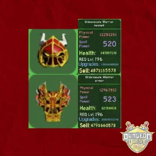 Gildenscale Warrior Set | Dungeon Quest Reborn