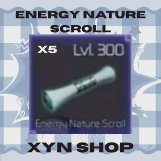 Jujutsu Infinite - 5x Energy Nature Scroll