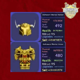Oathsworn Warrior Set | Dungeon Quest Reborn