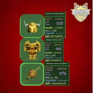 Oathsworn Warrior Set | Dungeon Quest Reborn