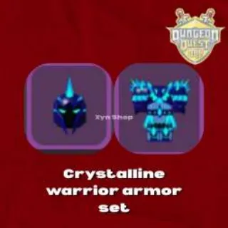 Dungeon Quest Reborn | Crystalline Warrior Armor Set