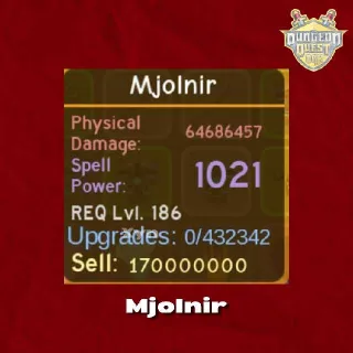 Dungeon Quest Reborn | Mjolnir