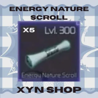 Jujutsu Infinite - 5x Energy Nature Scroll