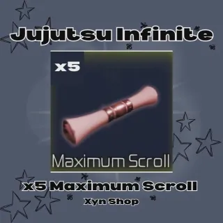  Jujutsu Infinite - x5 Maximum Scroll