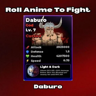 Roll Anime To Fight! | Curse Daburo Viking