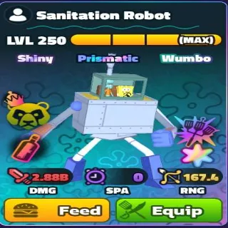 Spongebob Tower Defense - SS SW Sanitation Robot