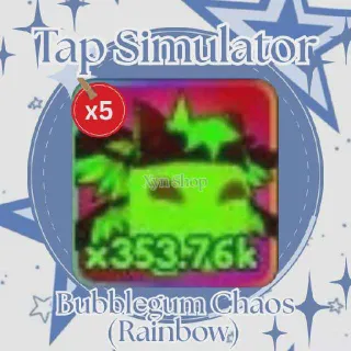 Tap Simulator | 5x Bubblegum Chaos