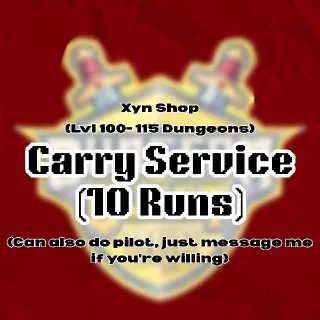 Dungeon Quest Reborn | Carry Service (10 Runs)