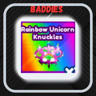 Baddies | Rainbow Unicorn Knuckles