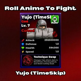 Roll Anime To Fight! | Cursed Yujo (TimeSkip)