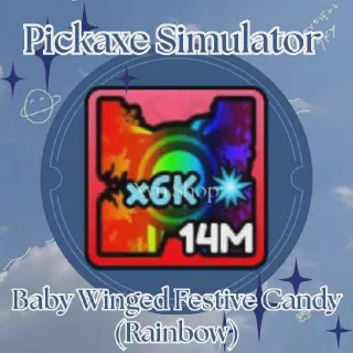 Pickaxe Simulator | Rb Baby Winged Festive Candy