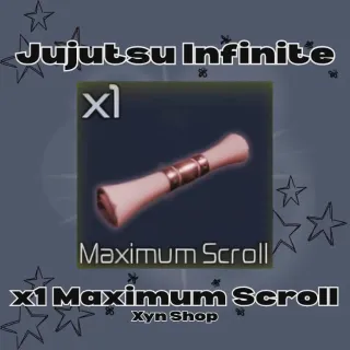 Jujutsu Infinite - Maximum Scroll