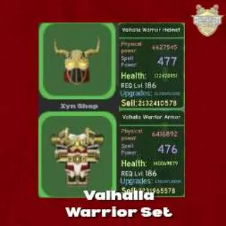 Dungeon Quest Reborn | Valhalla Warrior Set