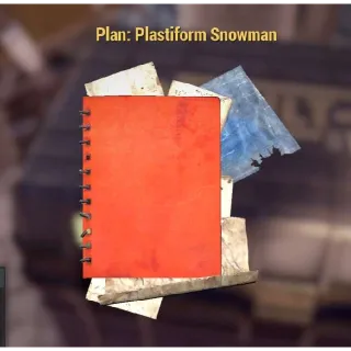 Plastiform Snowman