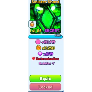 bgsi shiny sinister shard