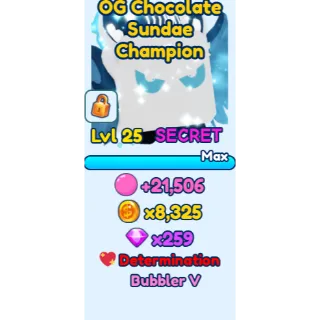 bgsi shiny OG chocolate sundae champion