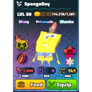SW SS 5s Gold Spongeboy NC HDS - Spongebob Tower Defense