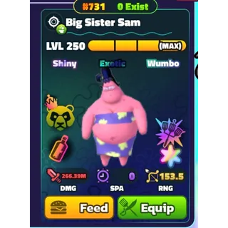 SW SS Big Sister Sam NC HDS 200M/S!! - Spongebob Tower Defense