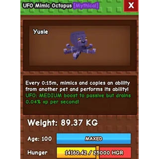 89 KG ++ 15s Mimic Octopus