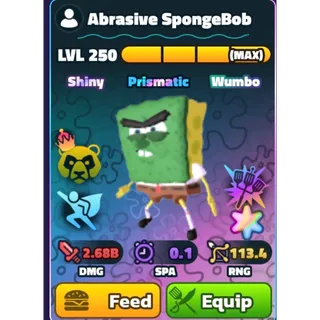 RAINBOW SS SW Abrasive Spongebob [NO DUPE]