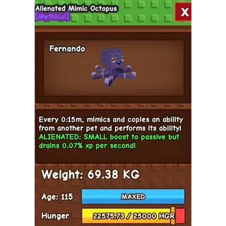 Alienated 15s NO TOY Mimic Octopus [FERNANDO] 
