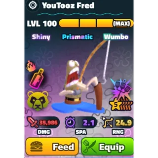 SW YouTooz Fred 5 STAR NC HDS - Spongebob Tower Defense