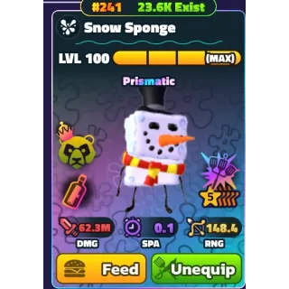 Gold #241 Snow Sponge 5 Star NC HYDRO