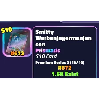 Gold 672 S10 Holo Smitty - Spongebob Tower Defense