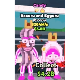 Bacuru and Egguru 264M/s CANDY