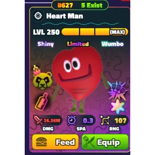 [LIMITED] Gold SW Heart Man SS NC HDS - Spongebob Tower Defense