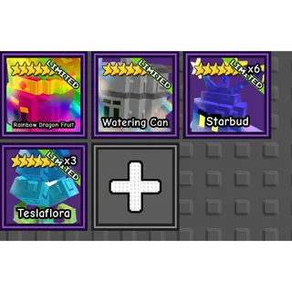 3x Teslaflora LIMITED BUNDLE - Garden Tower Defense