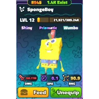 Gold Serial SW Spongeboy 100M - Spongebob tower Defense