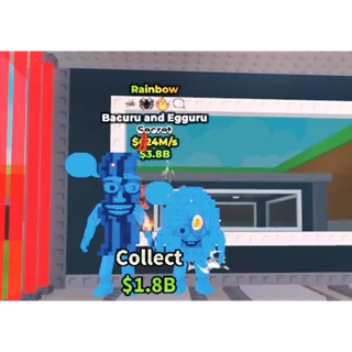 Bacuru and Egguru Rainbow 624M/s