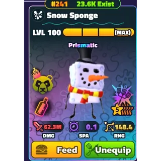 Gold #241 Snow Sponge 5 Star NC HYDRO