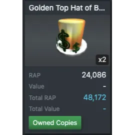 GOLDEN TOP HAT