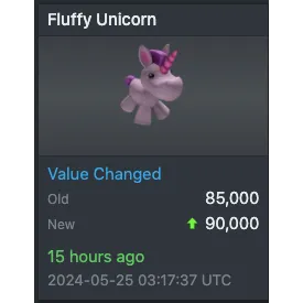 Fluffy Unicorn fully clean item
