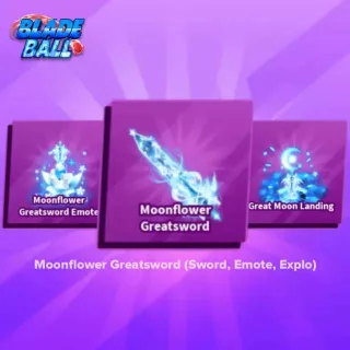 Blade Ball | MoonFlower Greatsword Set