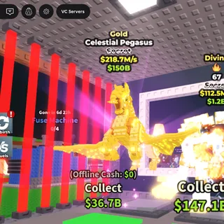 GOLD CELESTIAL PEGASUS