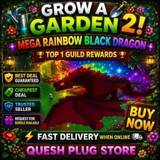 1X MEGA RAINBOW BLACK DRAGON GAG 2 