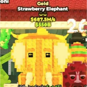 GOLD STRAWBERRY ELEP