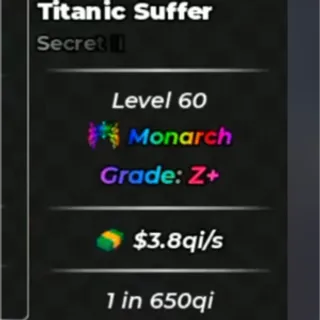 TITANIC SUFFER 1 in650qi