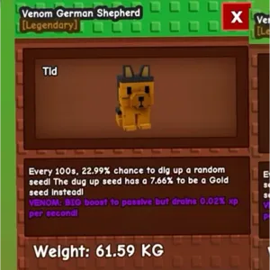 61KG GERMAN SHEPERD VENO