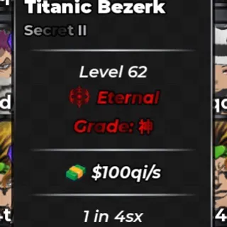 100QI/s TITANIC BEZERK