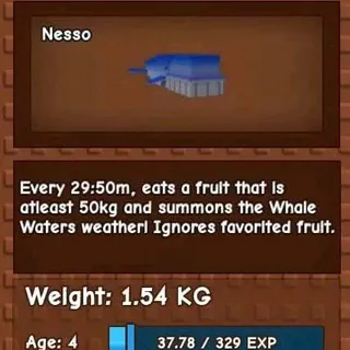 GAG BLUE WHALE DLC PET