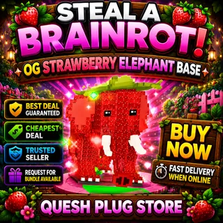 1X OG STRAWBERRY ELEPHANT BASE