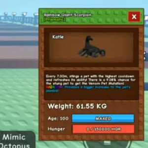 61KG RB GIANT SCORPION