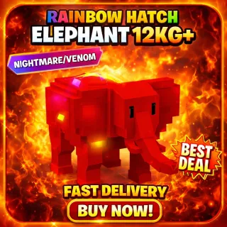 12KG+ RAINBOW HATCH ELEPHANT VENOM/NM