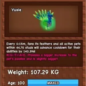 107KG PEACOCK NIGHTMARE 