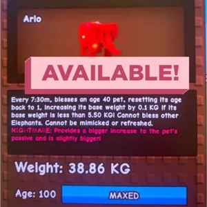 38KG RBH ELEPHANT NM